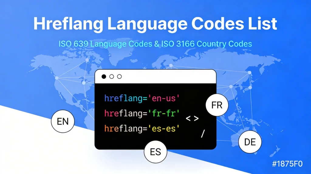 Valid Hreflang Language Codes and Country Codes
